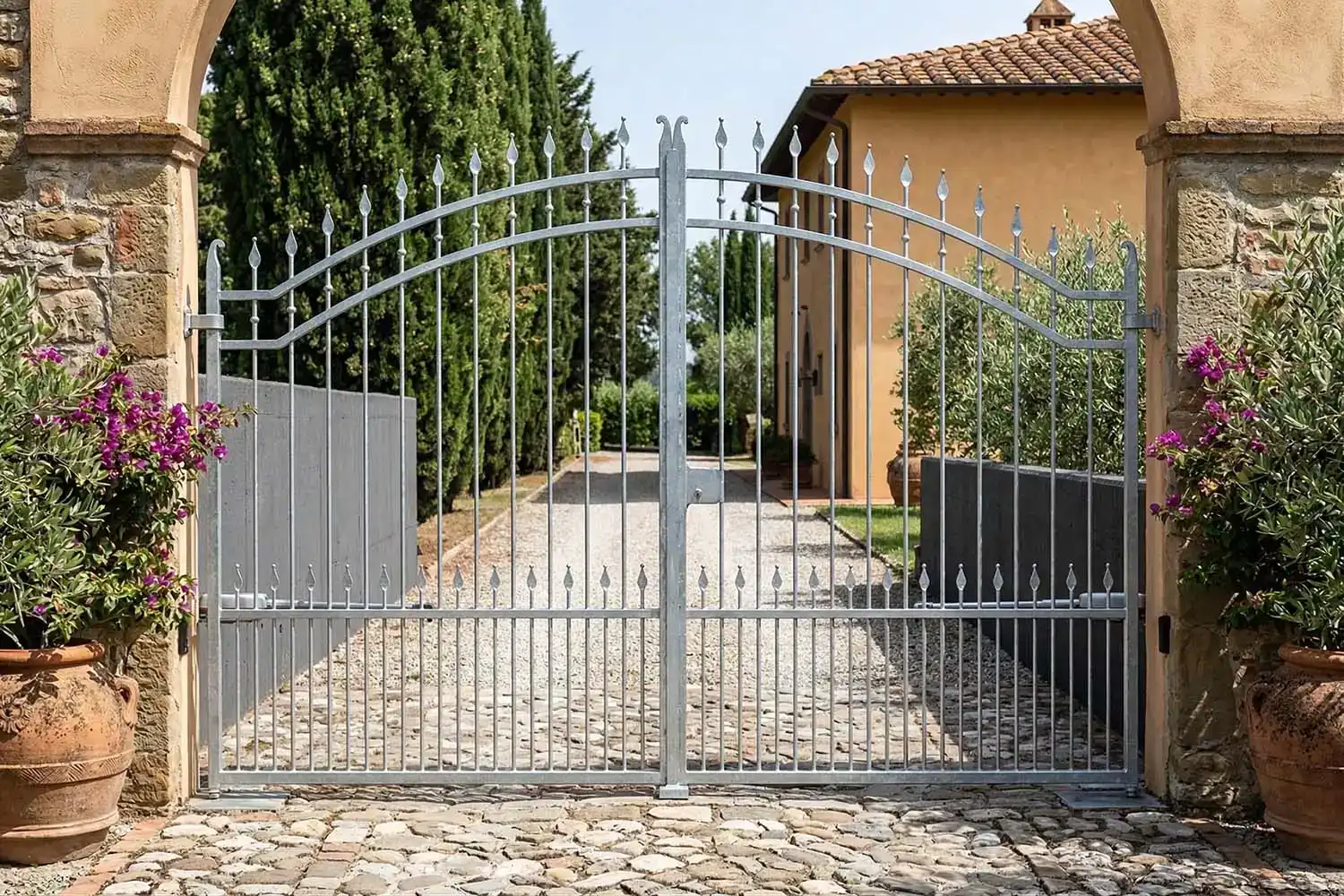 cancello esterno villa