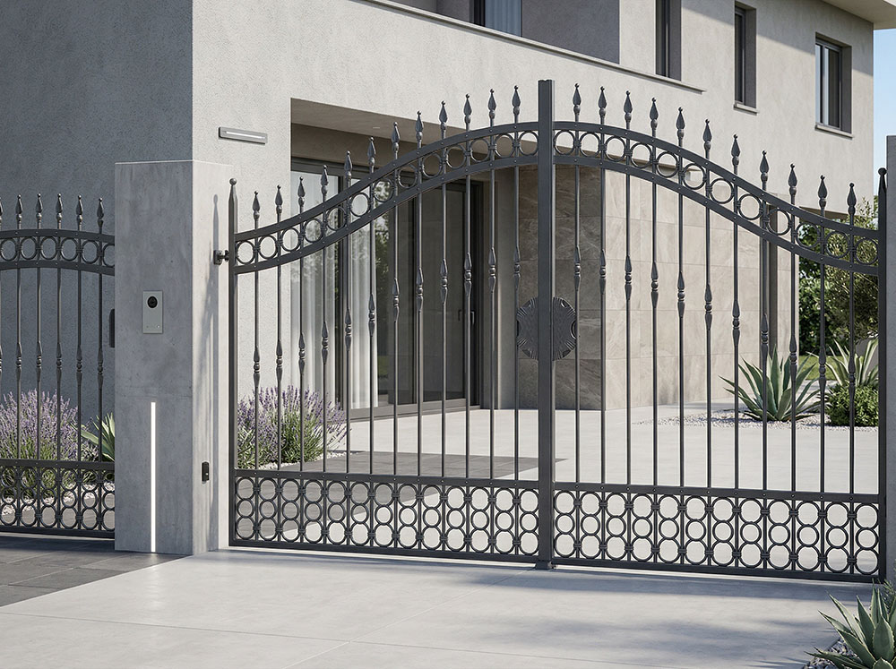 Cancello lineare installato