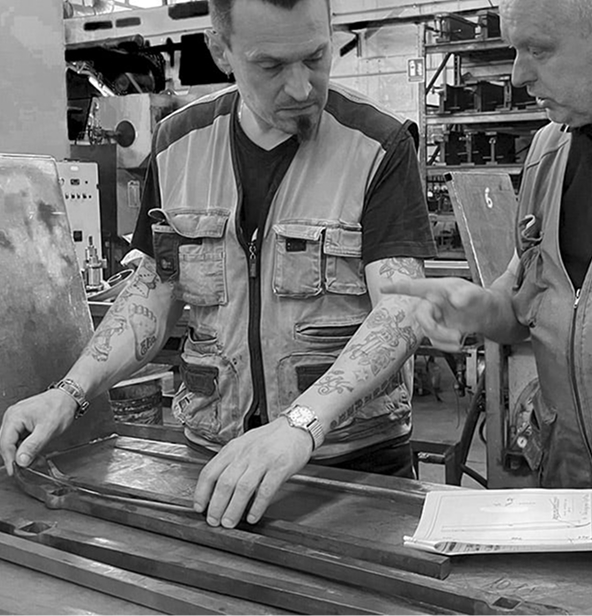 Reparto produzione Euro-Fer